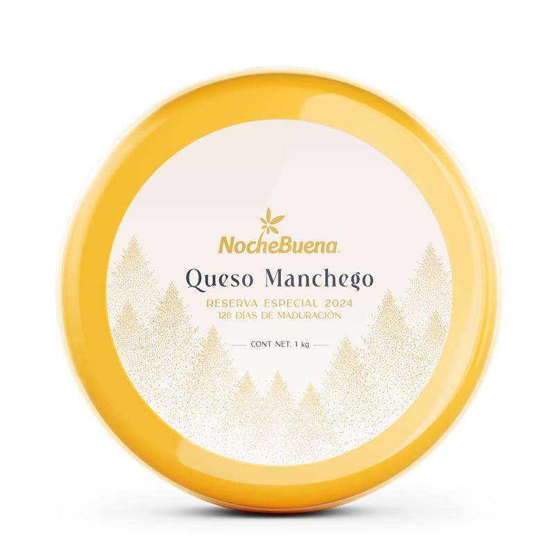 Queso Nochebuena Manchego 1 kg (120 días de maduración)