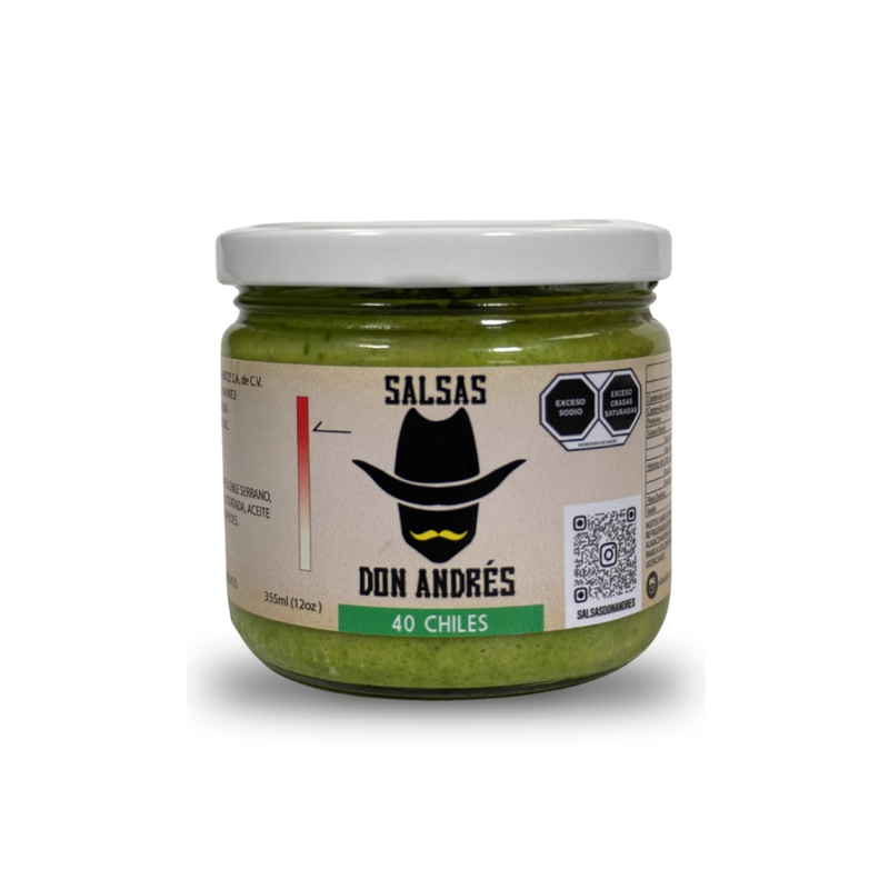 Salsa 40 Chiles Don Andrés 355 ml