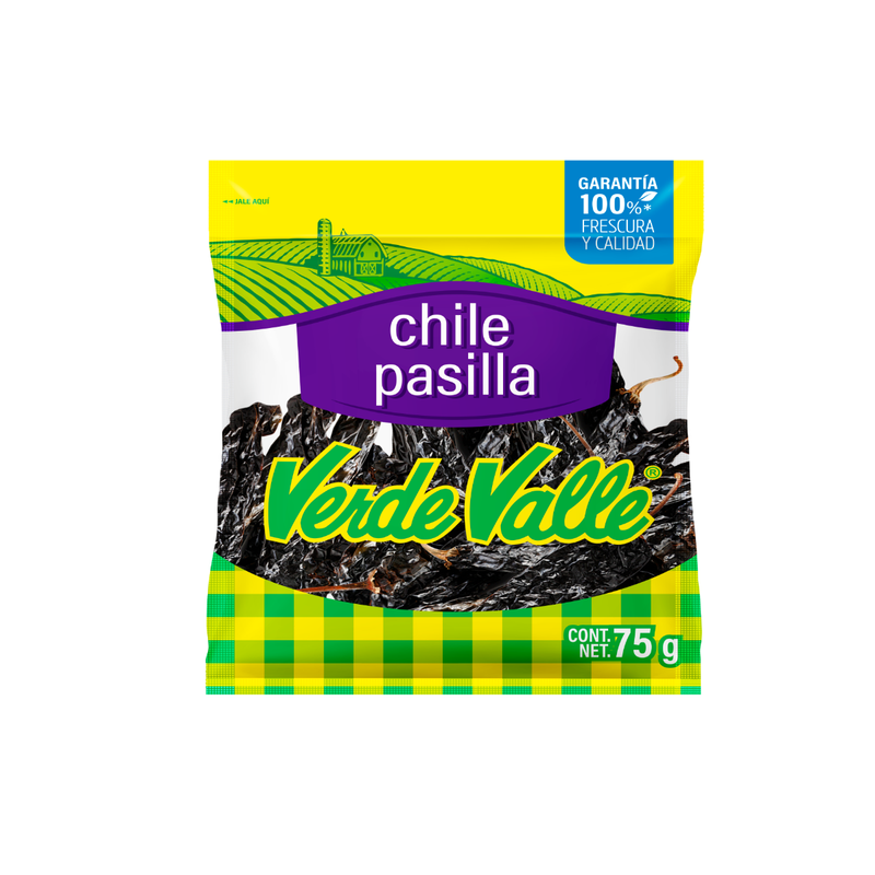 Chile Pasilla Verde Valle 75 g